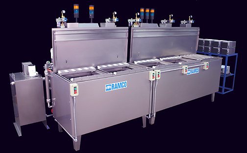 RAMCO-equipment-immersion-parts-washer-washing-citric passivation-line-ultrasonic-console