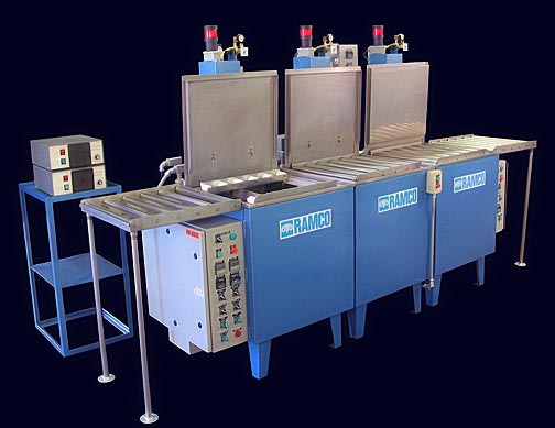 RAMCO Equipment three stage MK24 Wash / Rinse / Dry System